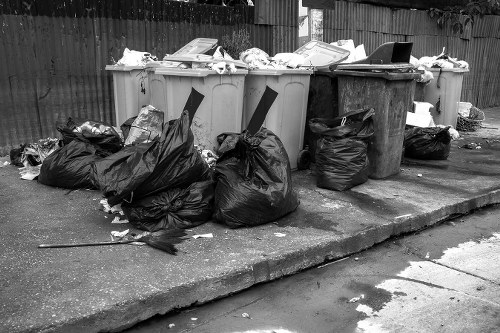 Hornsey garage before clearance