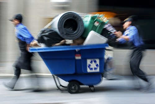 Eco-friendly disposal of garage items