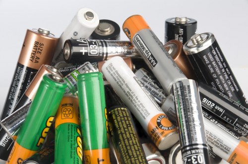 Customer accessing the Hornsey commercial waste portal on a mobile device with magnified text